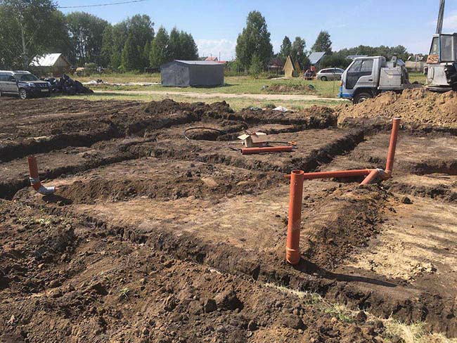Пример монтажных работ КольцаСтрой — Новосибирский район, частный дом (фото 1)